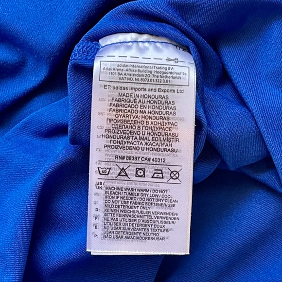 🌹2 for $20🌹NWOT. Adidas Men's Freelift Climalite T-shirt In Royal Blue. Size M - Picture 10 of 13